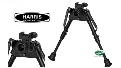 HARRIS Bipiede S-BRMP 16 - 22 cm base mobile picatinny - allungamento a scatti