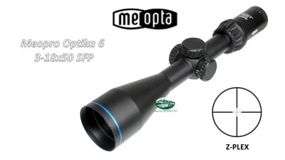 MEOPTA MEOPRO OPTIKA 6 3-18X50 SFP Ret. Z-Plex