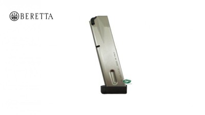 BERETTA Caricatore inox serie 90 cal.9x21 15 colpi con fondello in gomma