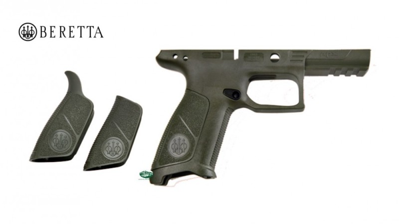 BERETTA Kit impugnatura diritta e dorsalini APX green