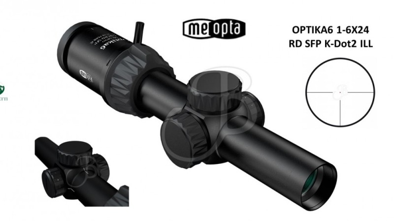 MEOPTA MEOPRO OPTIKA 6 1-6X24 RD SFP K-Dot2 illuminato