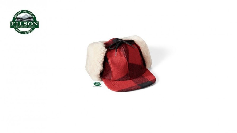 FILSON Cappello Mackinaw rosso/nero 11060041