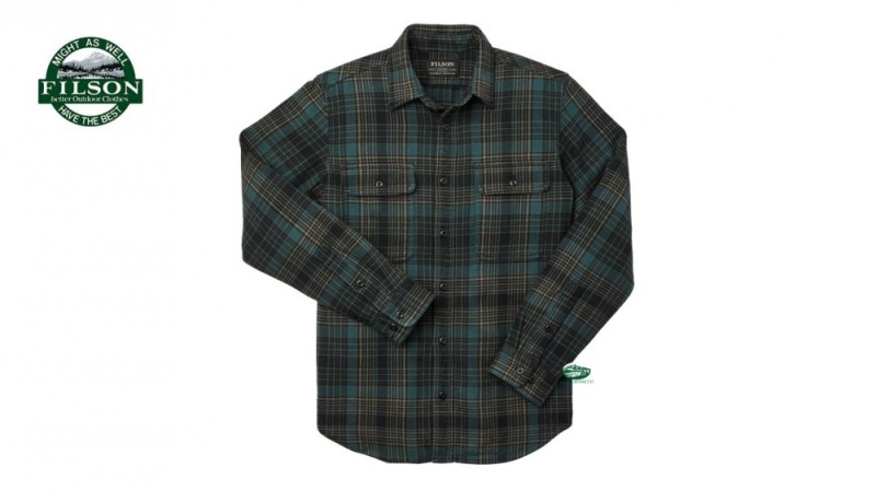 FILSON Camicia Vintage flanella verde