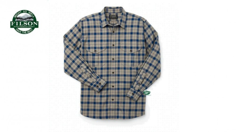 FILSON Camicia Alaskan light blu cobalto