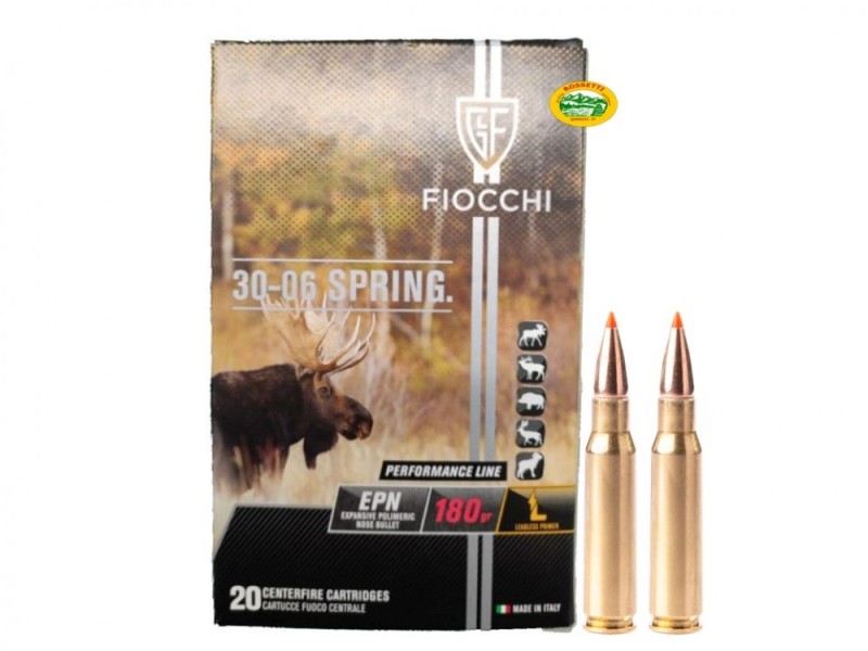 FIOCCHI Munizioni cal.30-06  palla EPN 180gr .