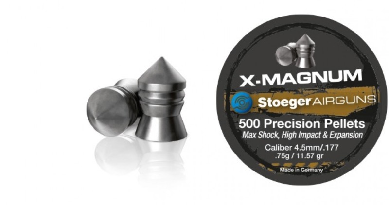 STOEGER pallini H&N  X-MAGNUM cal.4,5 mm 0,75 gr.