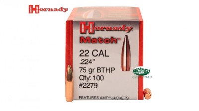 HORNADY Palle BTHP cal.22 75gr. 2279