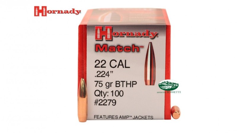 HORNADY Palle BTHP cal.22 75gr. 2279