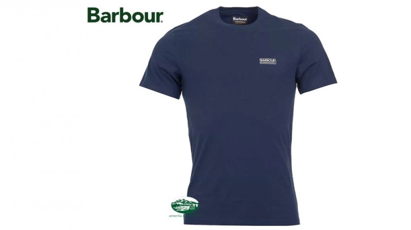 BARBOUR T-shirt International Essential blu