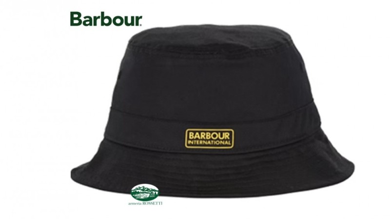 BARBOUR cappello International sports black 