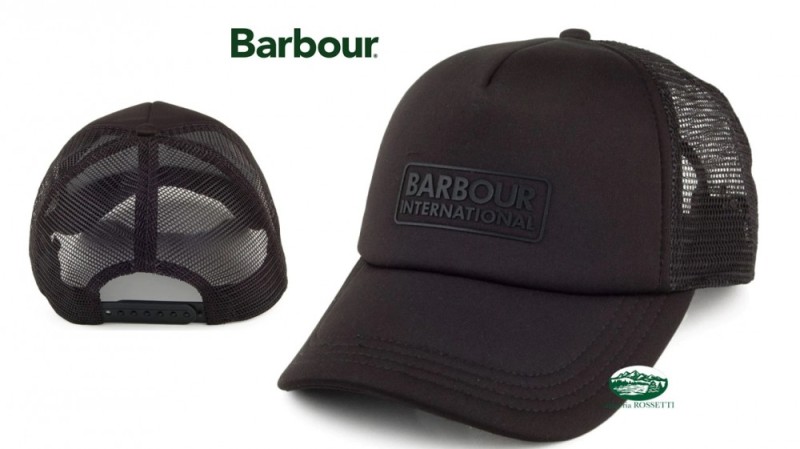 BARBOUR cappello International Heli Trucker black