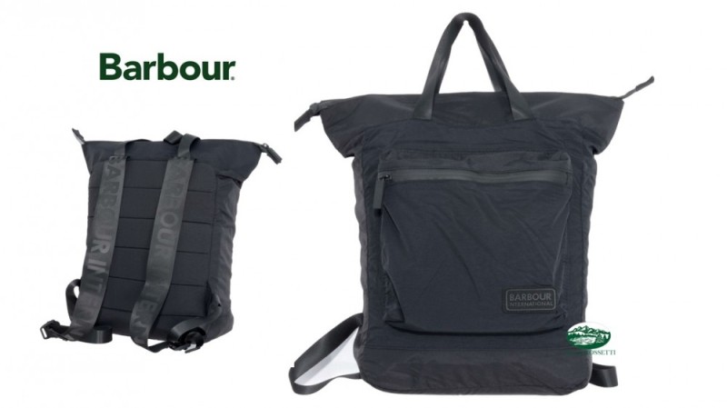 BARBOUR International Borsa zaino Endo black