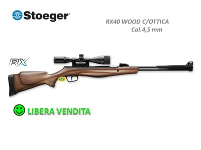 STOEGER RX40 cal.4.5 Wood c/ottica