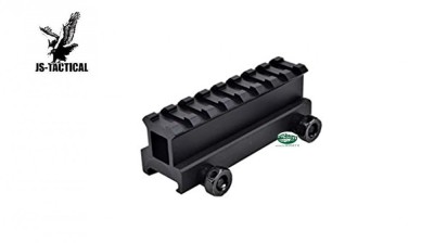 JS TACTICAL Slitta rialzo picatinny 1  8 slot JS S16 JS000129