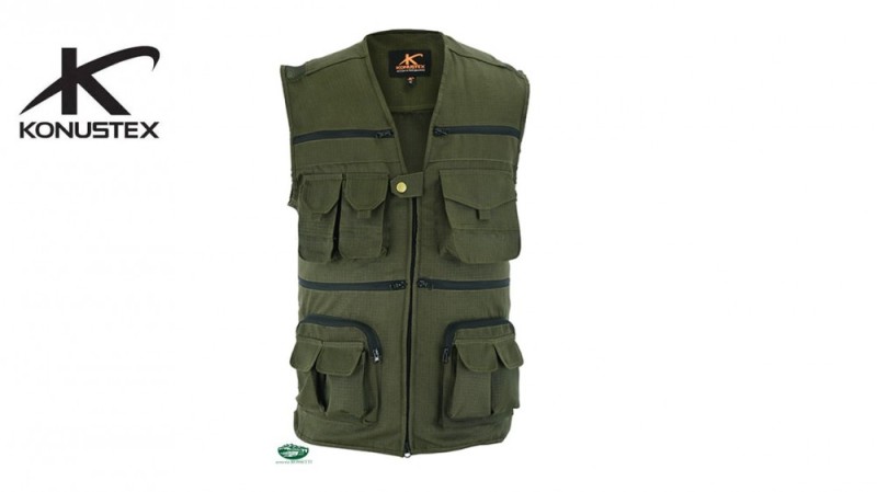 KONUSTEX Gilet Demox Hunt verde