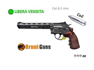 BRUNI Revolver Super sport 8 pollici cal 4.5 CO2  