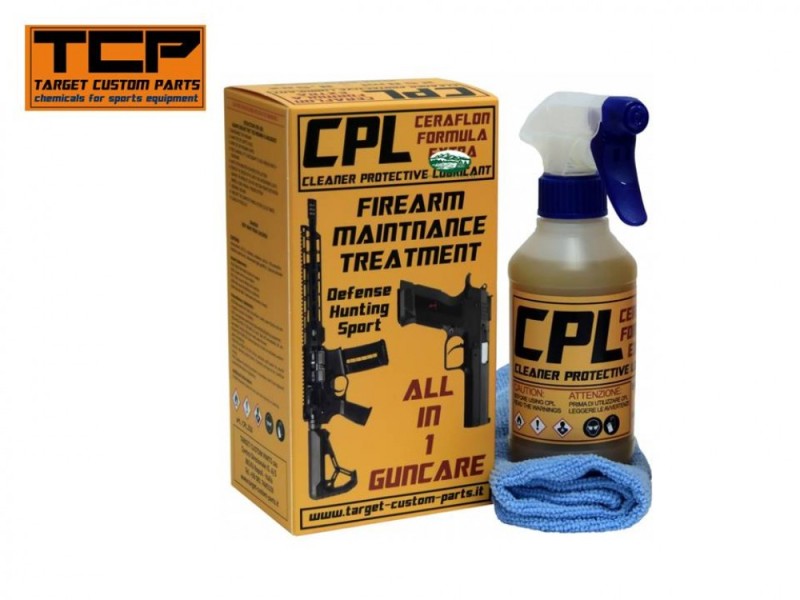 TCP. Kit olio lubricante e panno microfibra