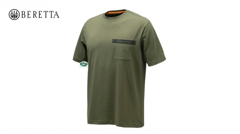 BERETTA T-shirt Tactical verde TS931