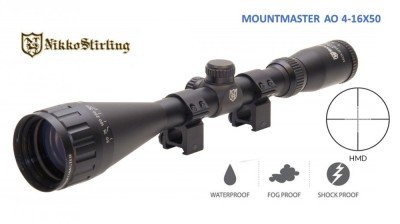 NIKKO STIRLING MOUNTMASTER AO 4-16X50 ret.HMD NMMI41650AO