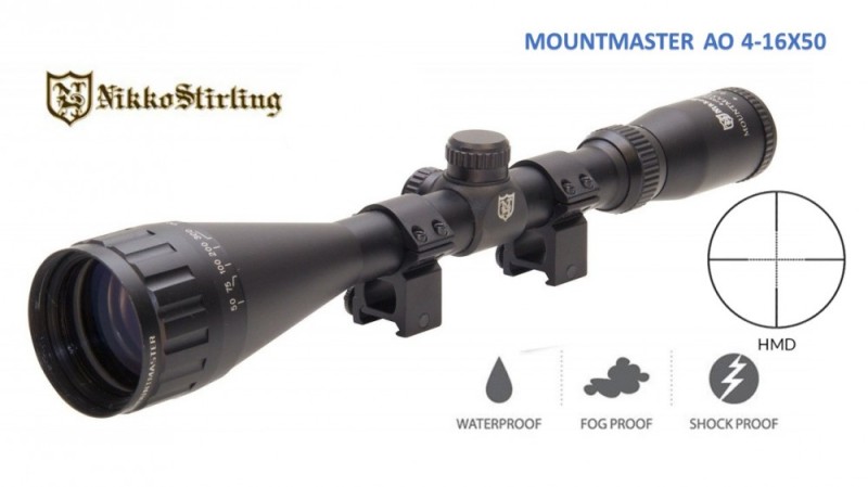 NIKKO STIRLING MOUNTMASTER AO 4-16X50 ret.HMD NMMI41650AO