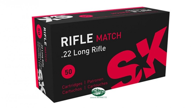 SK munizioni cal.22lr Rifle Match 40gr.