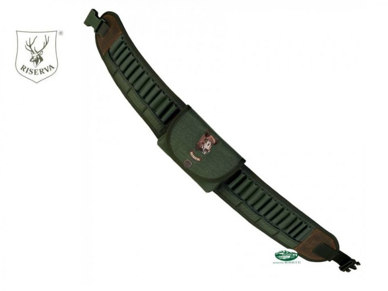  RISERVA Cartuccera Cordura 24 celle verde R9010