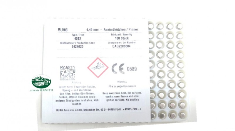 RWS inneschi ANV PRIM 4033 SMALL RIFLE conf.1000 pz. 2424381