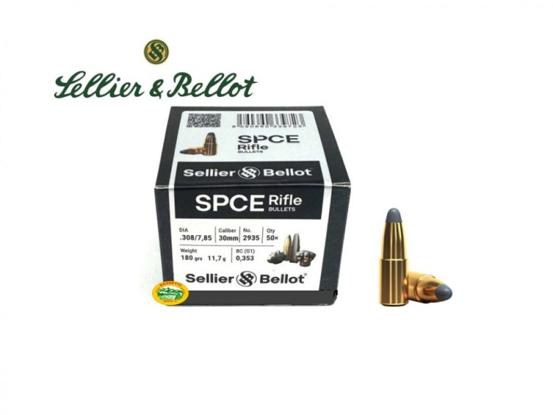 SELLIER & BELLOT palle SPCE cal.30 - 180 gr 2935