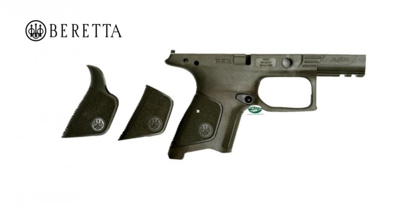 BERETTA Kit impugnatura e dorsalini APX Compact verde E02289