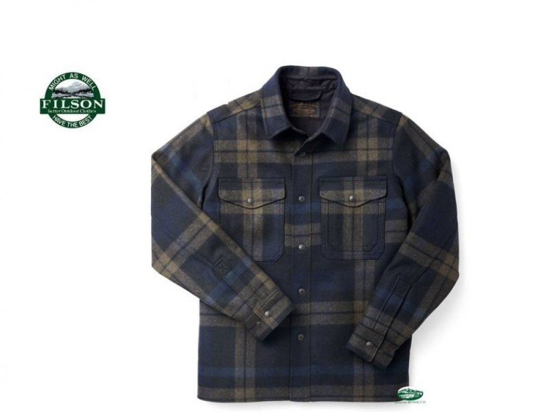 FILSON Giacca Mackinaw jac shirt blu
