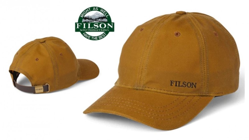 FILSON Cappello Oil Tin Low Profile colore Tan