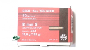 GECO palle TEILMANTEL cal.8 mm gr.185 Conf. 50 Pz. 2145421