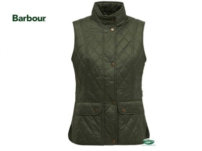 BARBOUR Gilet Otterburn donna Verde