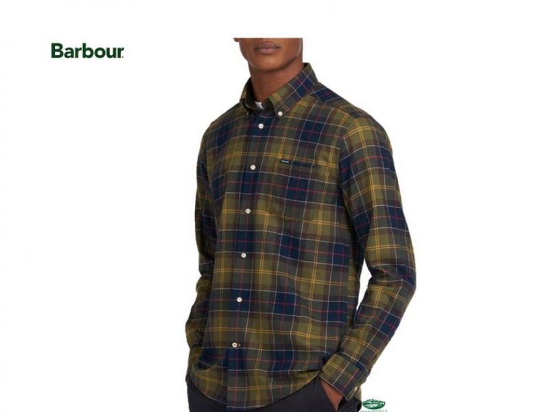 BARBOUR Camicia FORTROSE tartan classico quadro piccolo