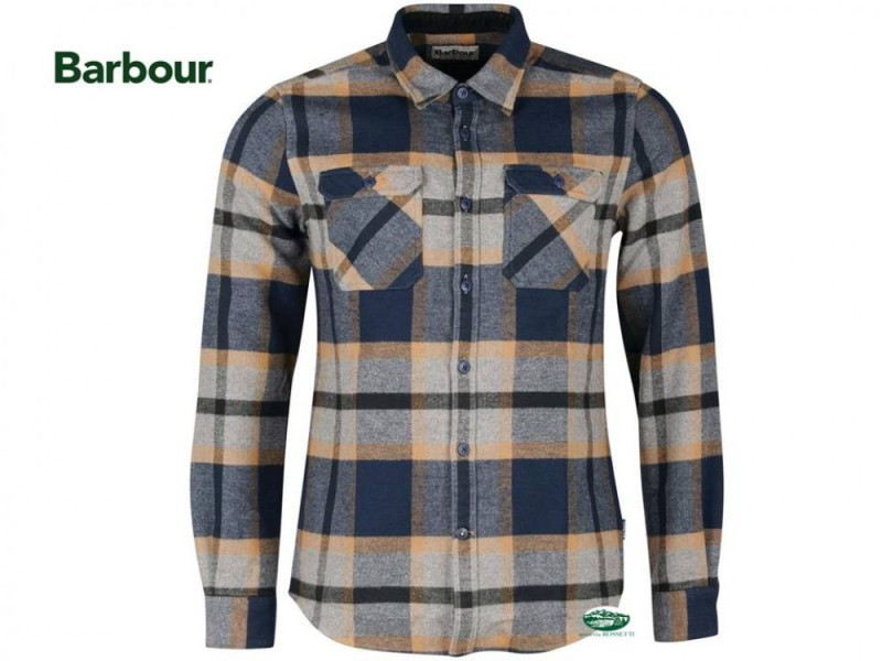 BARBOUR Camicia Rhobell grigia