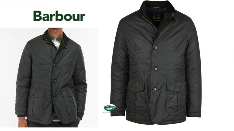 BARBOUR Giacca Lutz wax blu