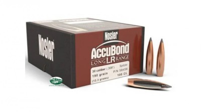 NOSLER palle ACCUBOND LR cal.308 - 190gr 58456