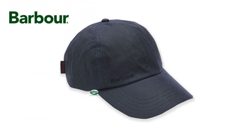 BARBOUR Cappello tesa Wax Sports blu navy