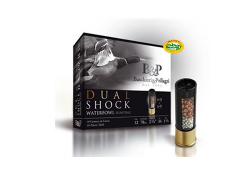 BASCHIERI & P. DUAL SHOCK cal.12 gr.34 p.3+5 senza piombo