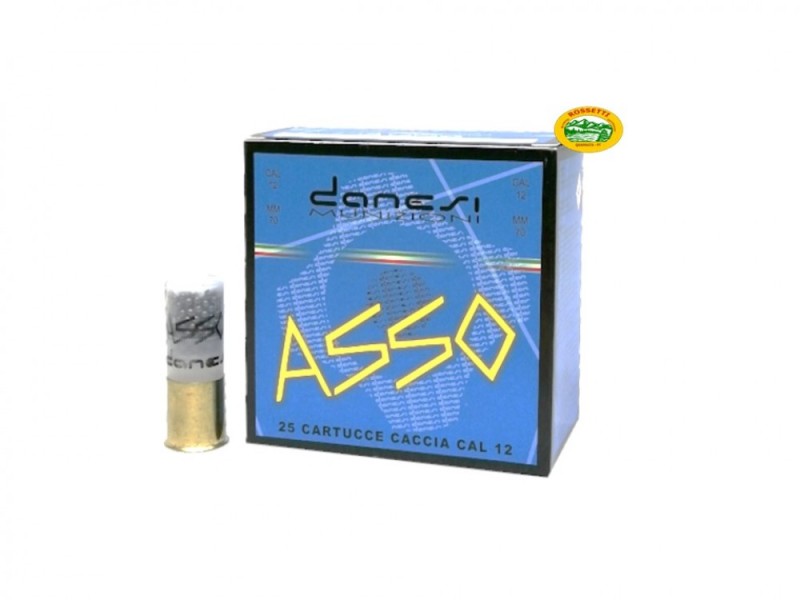 DANESI cartucce ASSO 42 BIOR cal.12 pb.5 speciale colombaccio