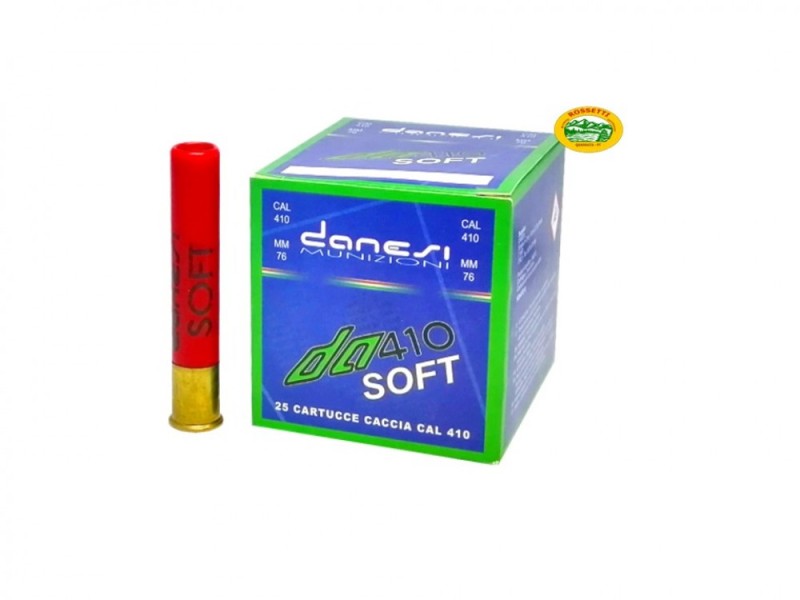 DANESI cartucce  DA410 SOFT T3 cal.410 Borrino gr.27 pb.10 silenziate