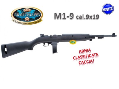 CHIAPPA M1-9 calcio polimeri cal.9x19 arma caccia