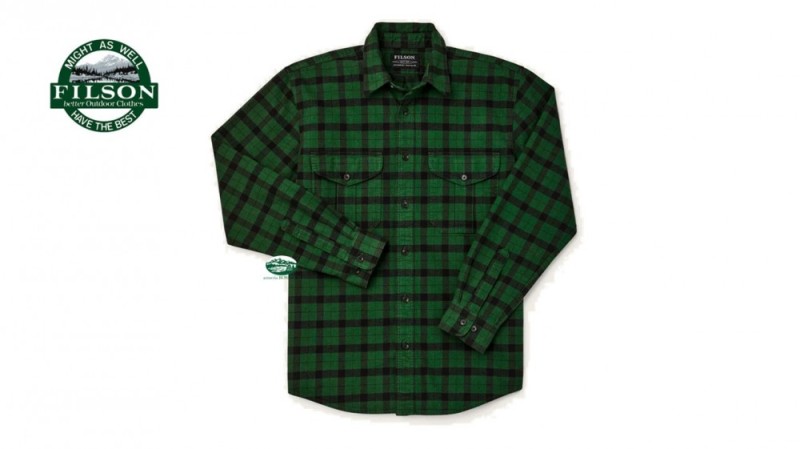 FiLSON Camicia Alaskan verde /nera