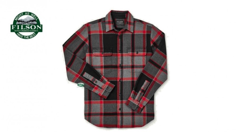 FILSON Camicia Vintage flanella work grigia
