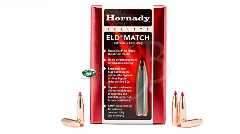 HORNADY Palle ELD-MATCH cal.22 52gr. 22491