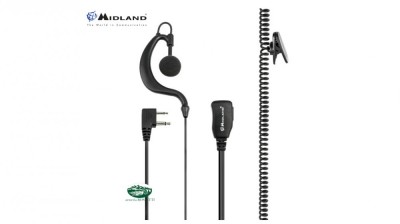MIDLAND Auricolare a padiglione 2 pin A21M C858