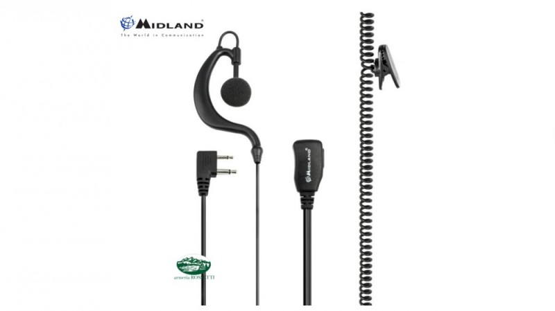MIDLAND Auricolare a padiglione 2 pin A21M C858