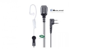 MIDLAND Microfono con auricolare 2 pin MA31-L Pro
