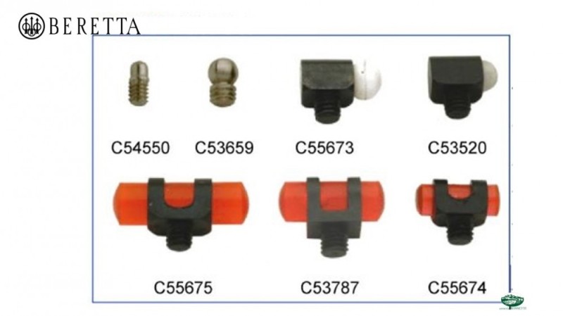 BERETTA Kit mirini caccia tiro vite 2,6 E00192