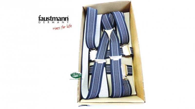 FAUSTMANN Bretelle a clip blu